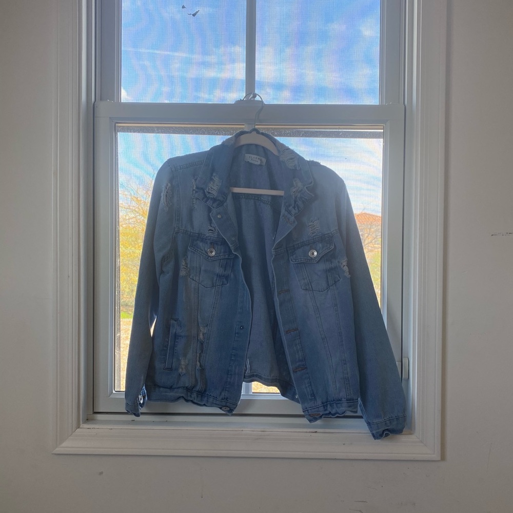 oversized denim jacket